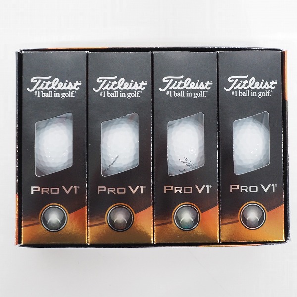 実際に弊社で買取させて頂いた【未使用】Titleist/タイトリスト PRO V1 ゴルフボール ホワイト 1ダース 