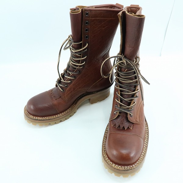 実際に弊社で買取させて頂いたWHITES BOOTS/ホワイツブーツ レースアップブーツ ロングブーツ/フォルスタン付き 10EE