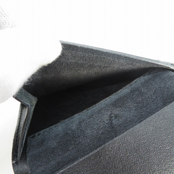 実際に弊社で買取させて頂いたCALEE/キャリー STUDS LEATHER MULTI WALLET/スタッズレザー マルチケースウォレット 3つ折り財布の画像 6枚目