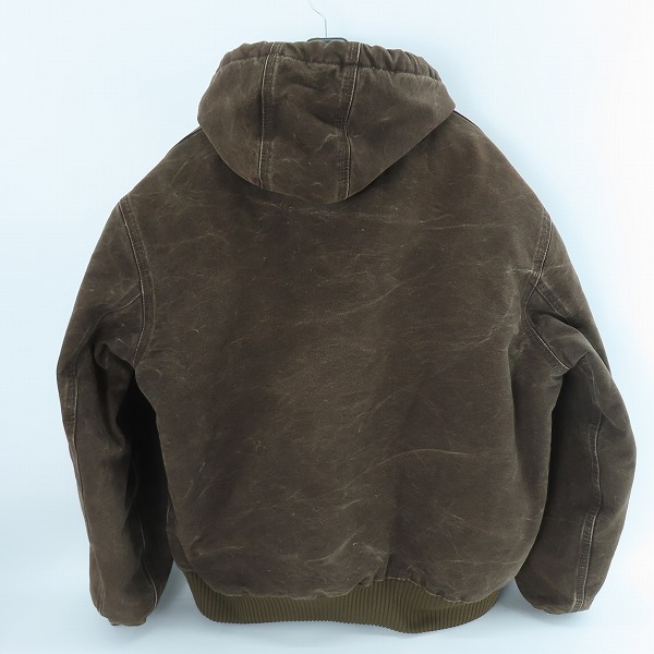 実際に弊社で買取させて頂いたCarhartt/カーハート Washed Duck Insulated Active Jacket ウォッシュドダック インサレート アクティブジャケット J130 Lの画像 1枚目