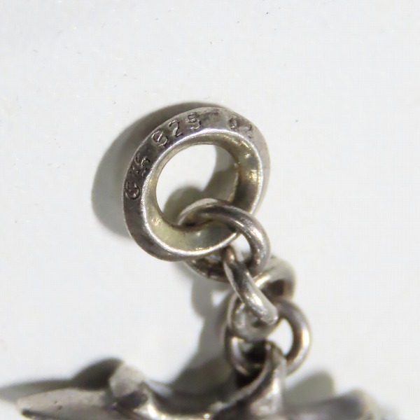 実際に弊社で買取させて頂いたCHROME HEARTS/クロムハーツ ローリークロスチャームの画像 4枚目