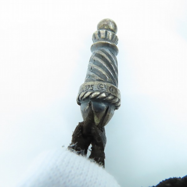 実際に弊社で買取させて頂いたCHROME HEARTS/クロムハーツ ジッパー ダガー ナイロン クラッチ バッグの画像 8枚目