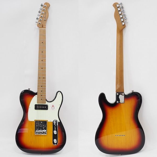 実際に弊社で買取させて頂いた★Bacchus/バッカス UNIVERSE SERIES BTE-2-RSM/M 3TS テレキャスターType エレキギター ソフトケース付の画像 2枚目