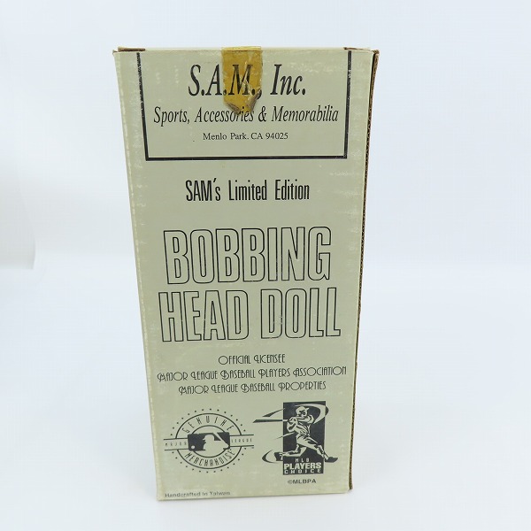 実際に弊社で買取させて頂いたSAM社 レッドソックス ノマー・ガルシアパーラ バブルヘッド ボブルヘッドの画像 5枚目