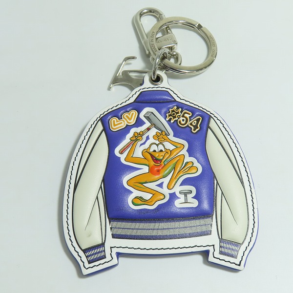 実際に弊社で買取させて頂いたLOUIS VUITTON/ルイヴィトン ポルトクレ LV バーシティジャケット キーホルダー MP3385の画像 2枚目