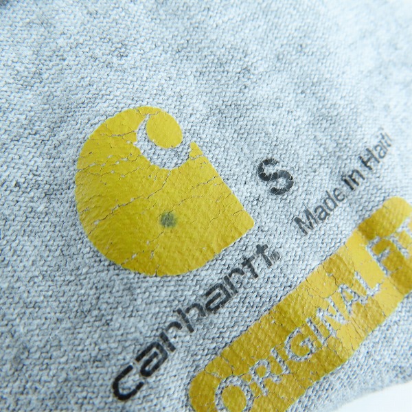 実際に弊社で買取させて頂いたCarhartt/カーハート LOOSE FIT S/S ポケット 半袖Tシャツ グレー K87 /Sの画像 6枚目