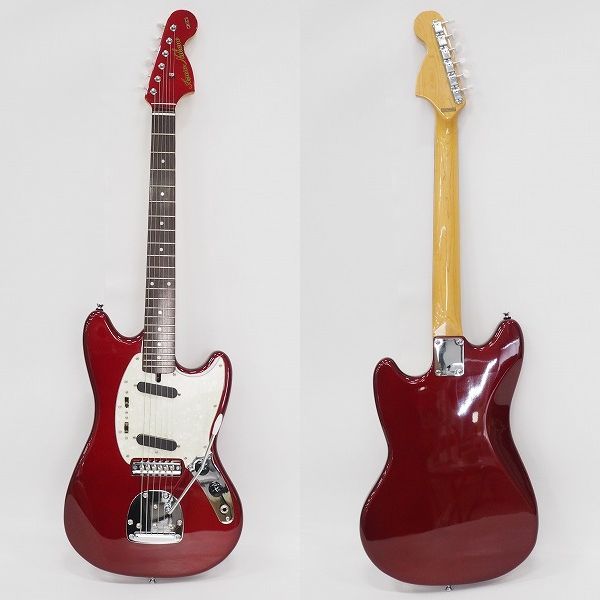 実際に弊社で買取させて頂いた★K-ON！/けいおん オリジナルブランド中野梓モデル azusa model ムスタングType エレキギター ギグケース付の画像 2枚目