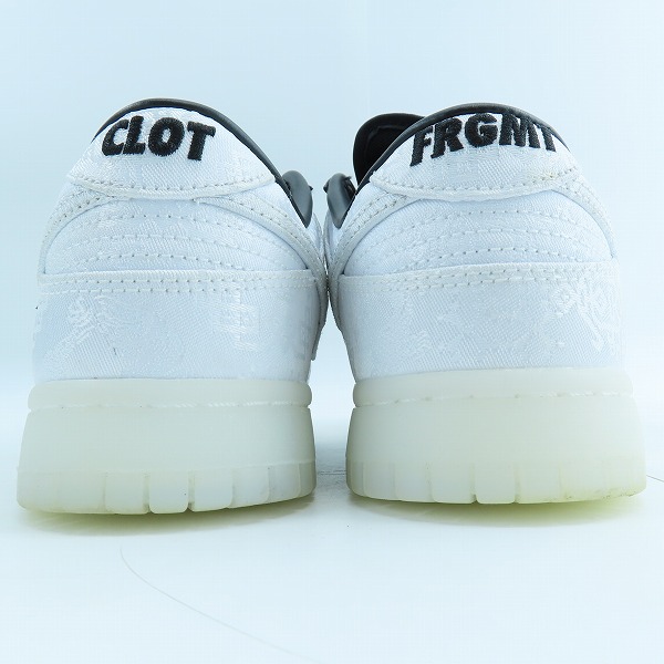 実際に弊社で買取させて頂いたNIKE×CLOT×FRAGMENT DESIGN/ナイキ×クロット×フラグメント デザイン DUNK LOW SP/ダンクロー FN0315-110 /25.5の画像 1枚目