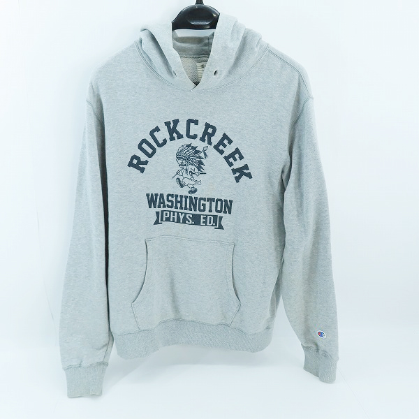 実際に弊社で買取させて頂いたCHAMPION/チャンピオン ROCKCREEK ロゴプリント スウェットパーカー C8-J108R/L