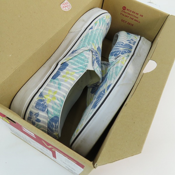 実際に弊社で買取させて頂いたVANS/バンズ  CLASSIC SLIP-ON 花柄 スリッポン VN0003Z4I9J/26の画像 8枚目
