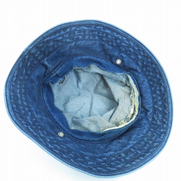 実際に弊社で買取させて頂いたBLUE BLUE/ブルーブルー バケットハット デニムの画像 4枚目