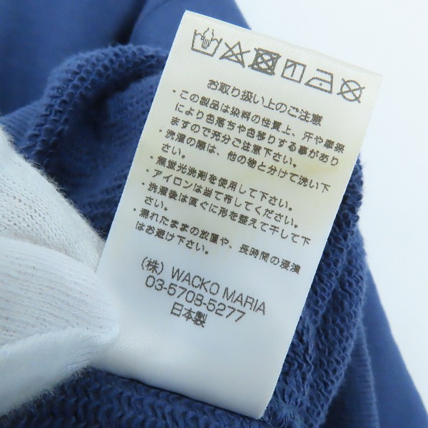 実際に弊社で買取させて頂いたWACKO MARIA/ワコマリア HEAVY WEIGHT CREW NECK SWEAT SHIRT/クルーネックスウェット Lの画像 6枚目