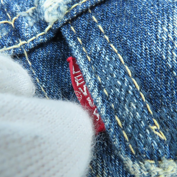 実際に弊社で買取させて頂いた【未使用】Levi's/リーバイス SONIC CRUSH/ソニッククラッシュ トラッカージャケット 70505-0034/40の画像 5枚目