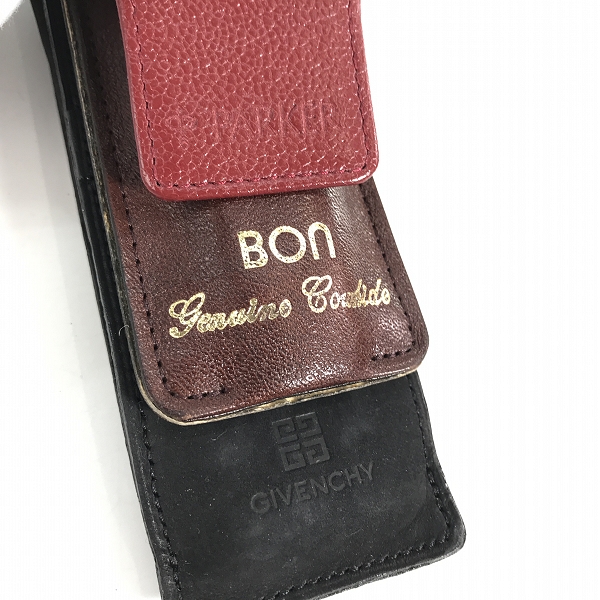 実際に弊社で買取させて頂いた【おまとめ】GIVENCHY/ジバンシィ PARKER/パーカー 他 レザーペンケース/小物入れの画像 2枚目