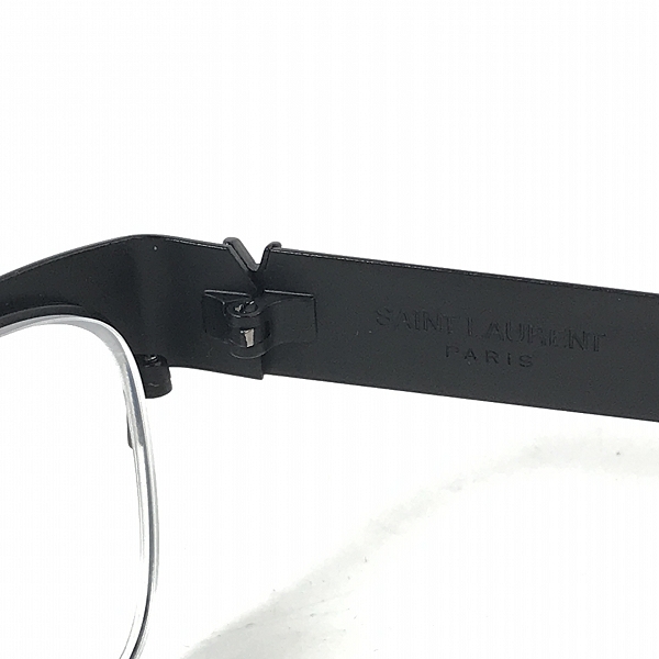 実際に弊社で買取させて頂いたSAINT LAURENT PARIS/サンローランパリ メガネフレーム/アイウェア SLM44  001の画像 4枚目