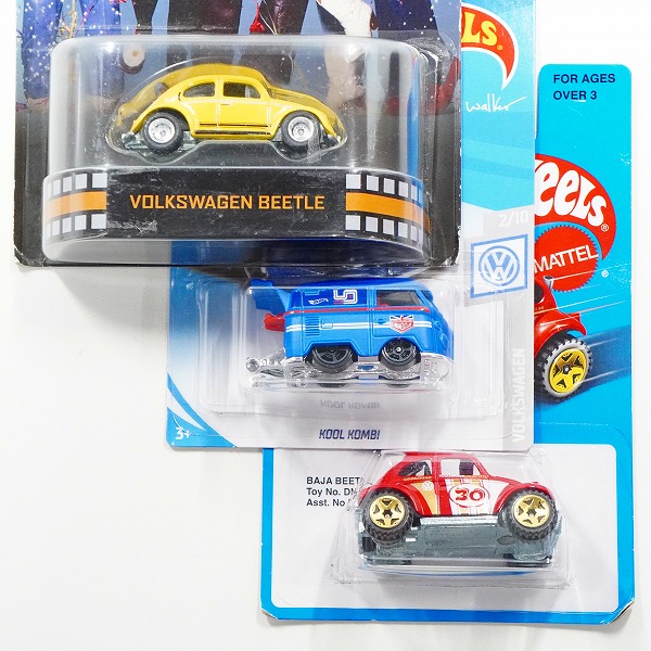 実際に弊社で買取させて頂いた【未開封】Hot Wheels/ホットウィール BAJA BEETLE/foot loose VOLKSWAGEN BEETLE/KOOL KOMBI Magnus Walker 3点セットの画像 2枚目