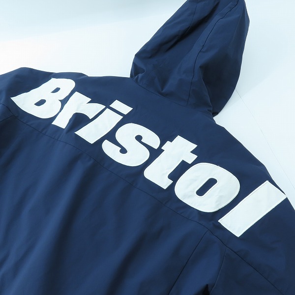 実際に弊社で買取させて頂いたF.C.R.B./F.C.Real Bristol/エフシーレアルブリストル 21SS BIG LOGO WARM UP JACKET ナイロンジャケット FCRB-210000 Mの画像 2枚目