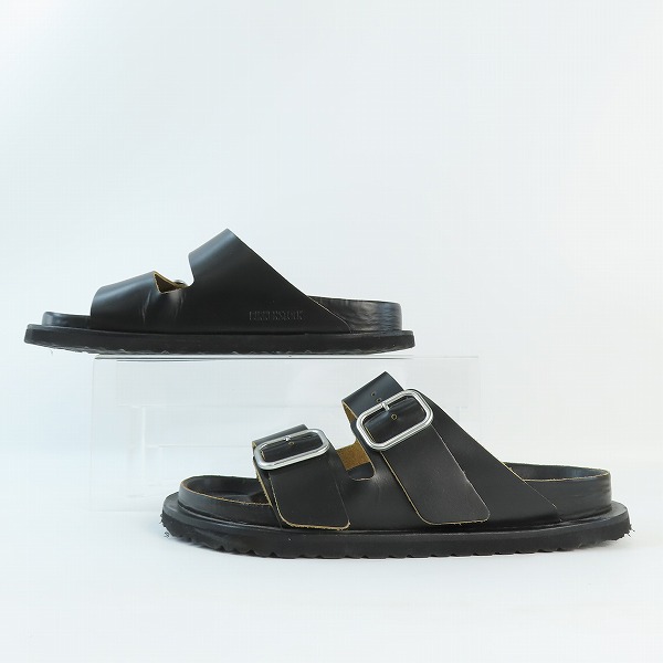 実際に弊社で買取させて頂いたJIL SANDER+×Birken stock/ジルサンダー プラス×ビルケンシュトック レザーサンダル/JPYT860003/42の画像 3枚目