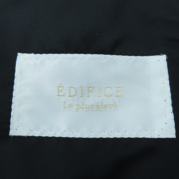 実際に弊社で買取させて頂いたEDIFICE/エディフィス ナイロンコート/44の画像 5枚目
