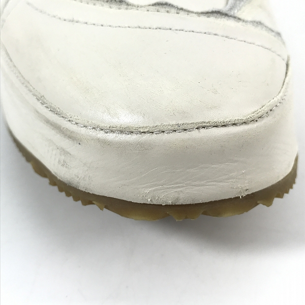 実際に弊社で買取させて頂いたLOEWE/ロエベ Ivory unstructured sneakers パッチワーク レザーローカットスニーカー 592301/40の画像 6枚目
