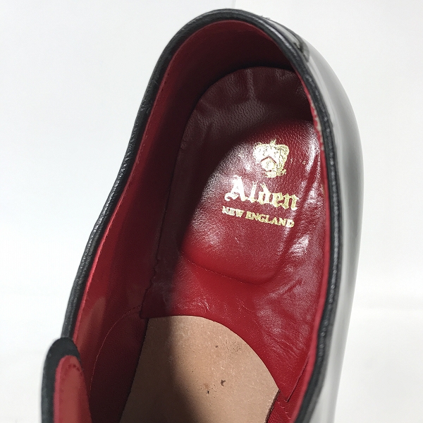 実際に弊社で買取させて頂いたAlden/オールデン PATENT MILITARY PLAIN TOE/パテントミリタリープレーントゥ 53670/8.5の画像 4枚目