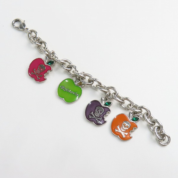実際に弊社で買取させて頂いたHYSTERIC GLAMOUR/ヒステリックグラマー リンゴ スカル ブレスレットの画像 7枚目