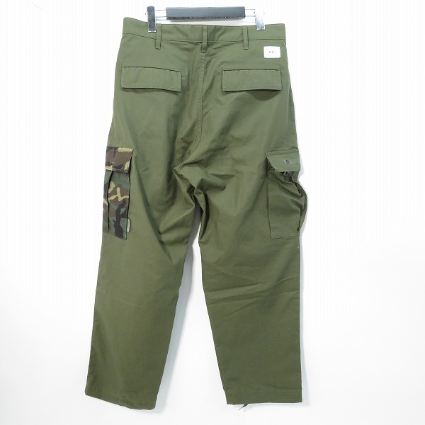 実際に弊社で買取させて頂いたWTAPS/ダブルタップス 21AW JUNGLE STOCK TROUSERS カーゴパンツ 212WVDT-PTM03/02/2の画像 1枚目