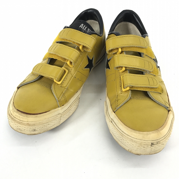 実際に弊社で買取させて頂いたCONVERSE/コンバース 90s/90年代 ワンスター ベルクロ MADE IN JAPAN/日本製 V-3 マスタード/8