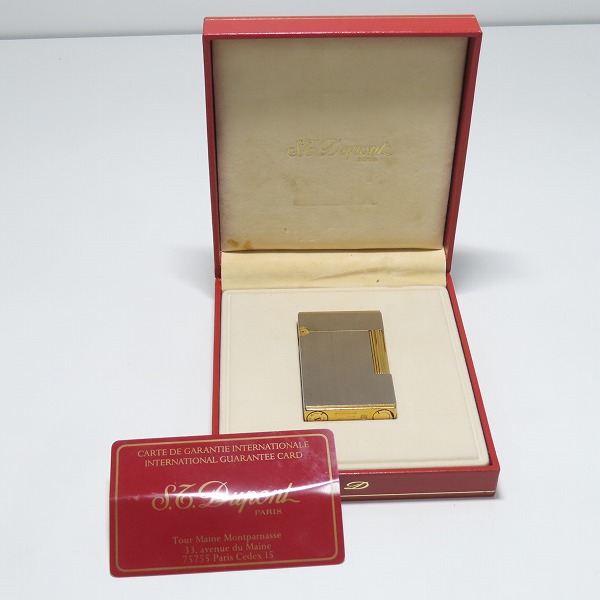 実際に弊社で買取させて頂いたS.T.Dupont/デュポン LINE2/ライン2 ライターの画像 7枚目