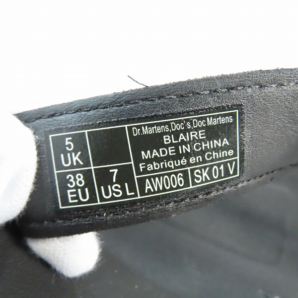 実際に弊社で買取させて頂いたDr.Martens/ドクターマーチン BLAIRE ストラップサンダル 24192001/UK5の画像 5枚目