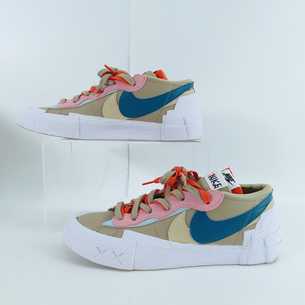 実際に弊社で買取させて頂いたNIKE×SACAI×KAWS/ナイキ×サカイ×カウズ BLAZER LOW REED ブレーザー DM7901-200 27.0の画像 3枚目