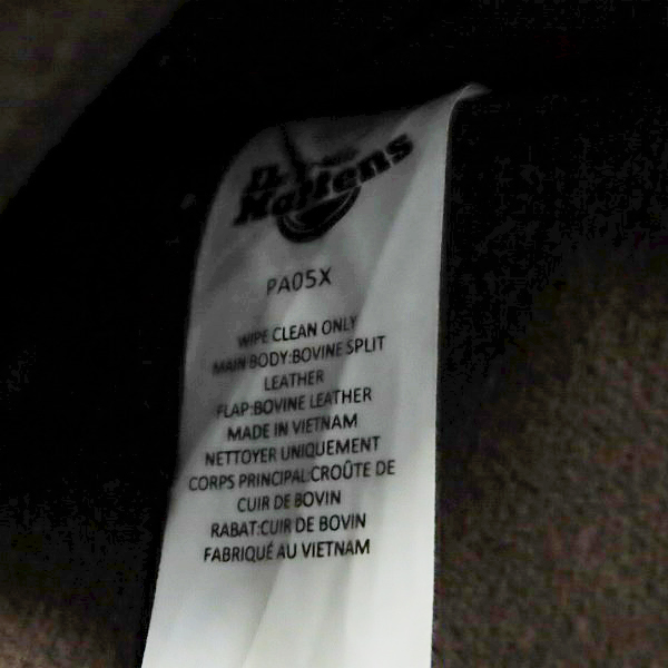 実際に弊社で買取させて頂いたDr.Martens/ドクターマーチン BOVINE LEATHER ミニサッチェルショルダーバッグの画像 6枚目