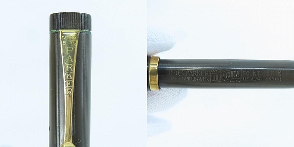 実際に弊社で買取させて頂いた【ジャンク】PARKER/パーカ lucky curve  ビンテージ 万年筆の画像 5枚目