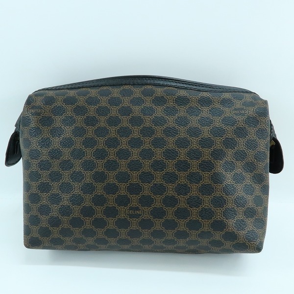実際に弊社で買取させて頂いたCELINE/セリーヌ ロゴ マカダム柄 クラッチバッグ/ポーチの画像 1枚目