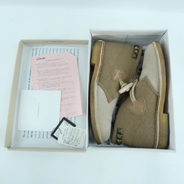 実際に弊社で買取させて頂いたClarks × Gloverall × HYSTERIC GLAMOUR/クラークス × グローバーオール × ヒステリックグラマー デザートブーツ/8の画像 7枚目