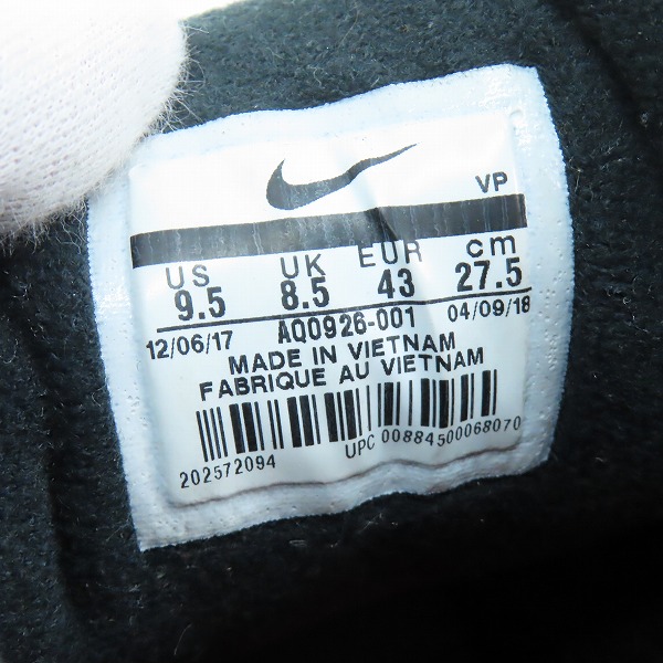 実際に弊社で買取させて頂いたNIKE×atmos/ナイキ×アトモス AIR MAX 90 PRNT/エア マックス 90 プリント AQ0926-001/27.5の画像 5枚目