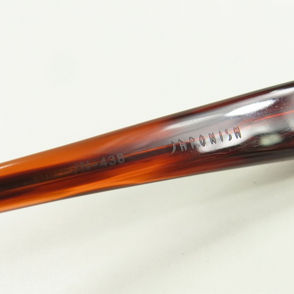 実際に弊社で買取させて頂いたJAPONISM/ジャポニスム 度入り眼鏡/メガネフレーム JN-438 02の画像 6枚目