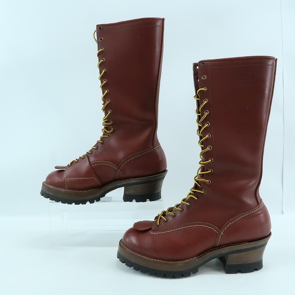 実際に弊社で買取させて頂いたWESCO/ウエスコ Custom JOBMASTER/ジョブマスター ハイライナー ロングブーツ 12EEの画像 3枚目