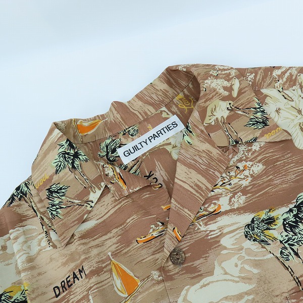 実際に弊社で買取させて頂いたWACKO MARIA/ワコマリア HAWAIIAN SHIRT(TYPE-1) アロハシャツ/Lの画像 5枚目