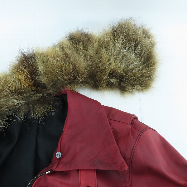 実際に弊社で買取させて頂いたNO ID./ノーアイディ 牛革 レザージャケット/2の画像 3枚目