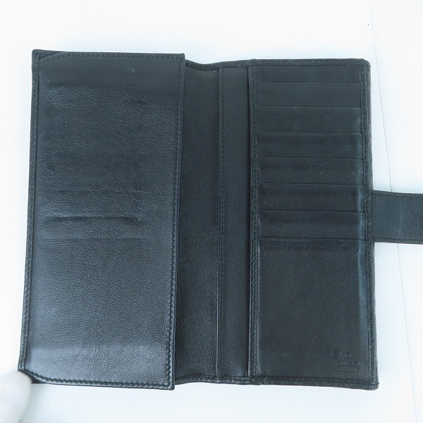 実際に弊社で買取させて頂いたGUCCI/グッチ シマ レザー 二つ折り長財布の画像 4枚目