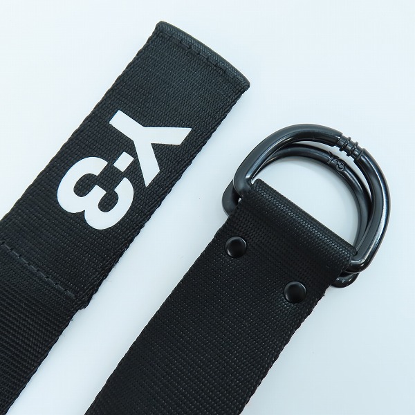 実際に弊社で買取させて頂いたY-3/ワイスリー ヨウジヤマモト×アディダス Dリング ロゴ ガチャベルト/Lの画像 2枚目