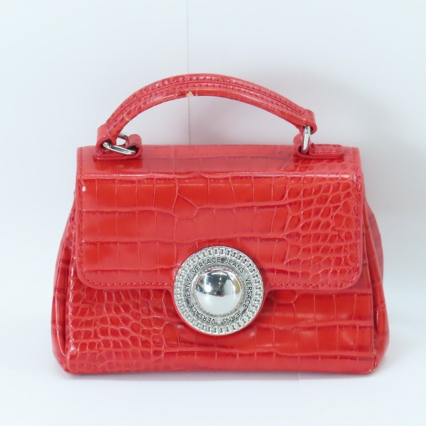 実際に弊社で買取させて頂いたVERSACE JEANS COUTURE/ヴェルサーチ ジーンズ クチュール/ハンドバッグ/ショルダーバック