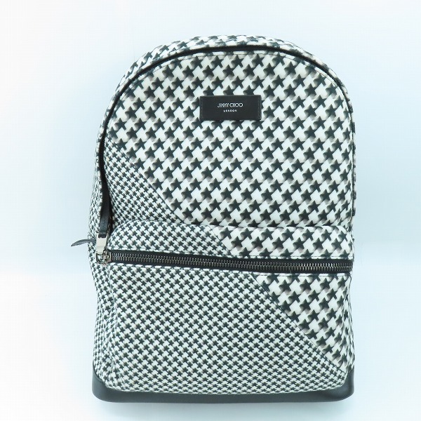 実際に弊社で買取させて頂いたJimmy Choo/ジミーチュウ WILMER/ウィルマー 千鳥柄 リュックサック/バックパック