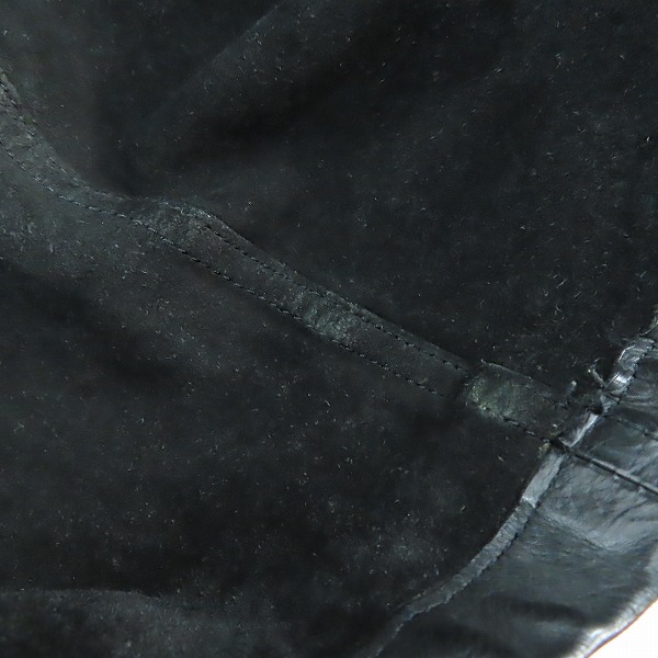 実際に弊社で買取させて頂いたBACKLASH/バックラッシュ ドイツタンニンカーフ製品染め M-65 ミリタリージャケット/2の画像 7枚目