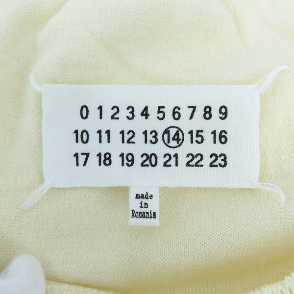 実際に弊社で買取させて頂いたMartin Margiela14/メゾンマルジェラ ニット/セーター ダメージ加工 カシミヤ混 S30HB0074/Lの画像 2枚目
