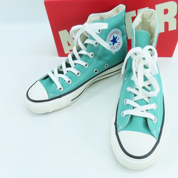 実際に弊社で買取させて頂いたCONVERSE/コンバース 日本製 ALL STAR/オールスター ハイカットスニーカー ミントグリーン/4.5