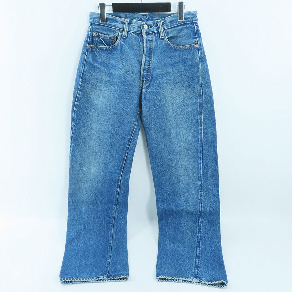 実際に弊社で買取させて頂いたLevi's/リーバイス 501 ヴィンテージ  刻印6 スモールe ボタンフライ デニムパンツ/W31