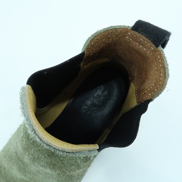 実際に弊社で買取させて頂いたzerrows/ゼローズ Boneakers Line スエード サイドゴアブーツ 2019/6の画像 4枚目