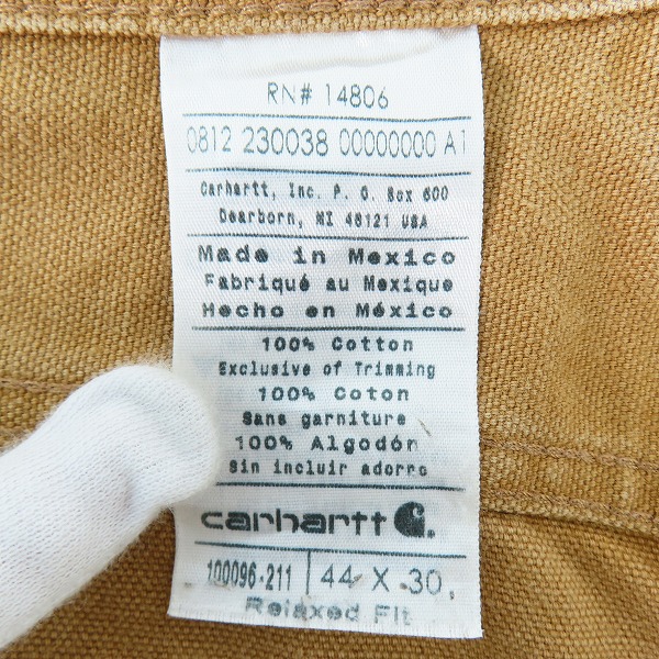 実際に弊社で買取させて頂いたCarhartt/カーハート ペインターパンツ/44×30の画像 4枚目